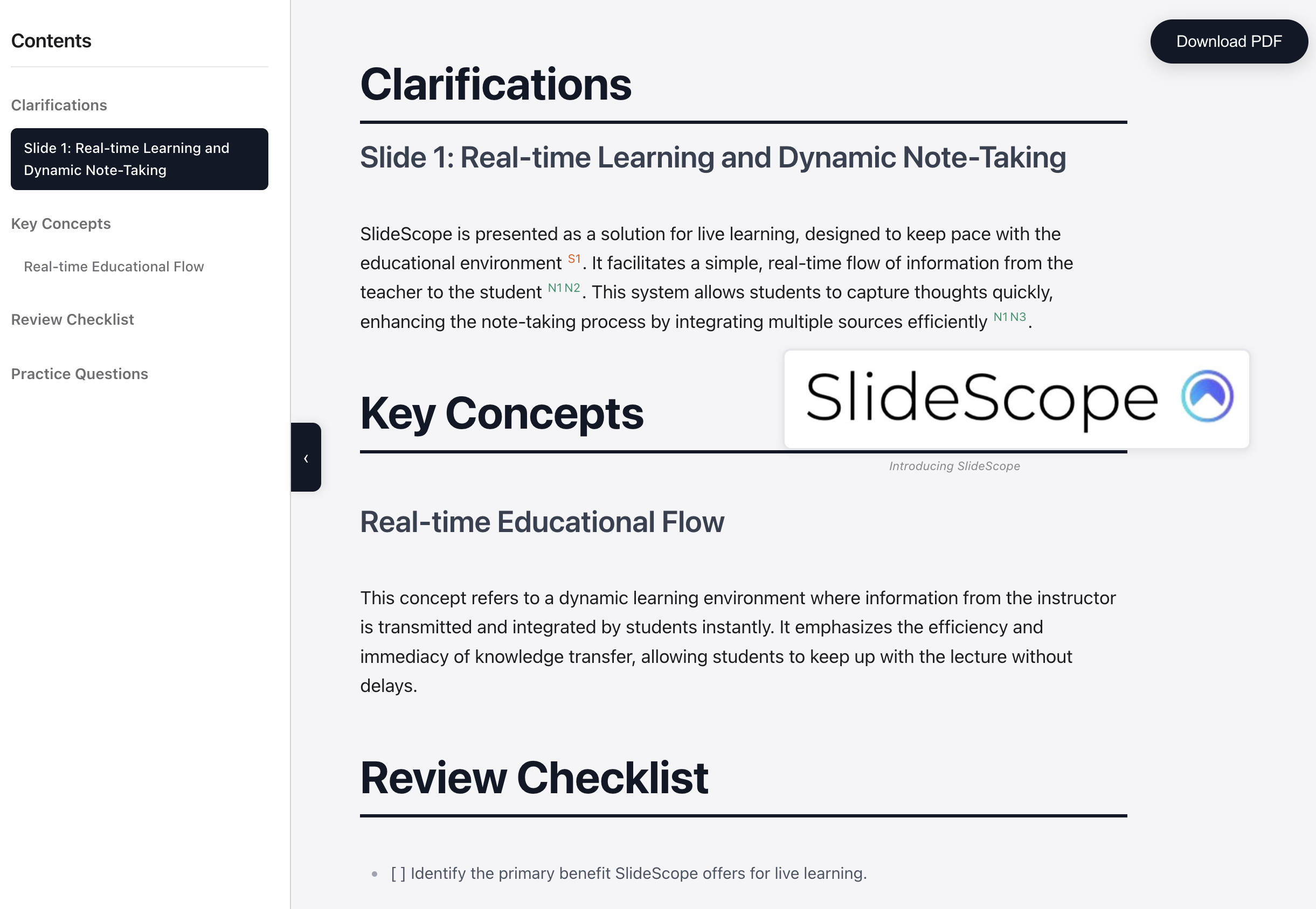AI-Generated Study Guide